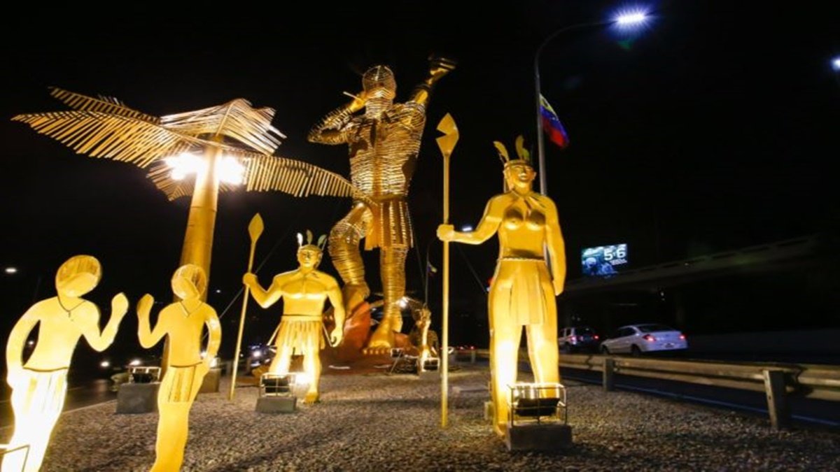 ¿Por qué retiraron la escultura del Cacique Guaicaipuro de la autopista en Caracas?