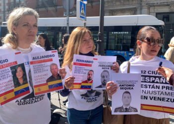 Familiares y activistas pidieron a España mediar a favor de los presos políticos europeos en Venezuela