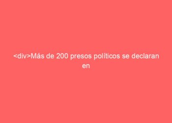 Más de 200 presos políticos se declaran en huelga de hambre en el Rodeo 1, la cárcel chavista «del infierno»