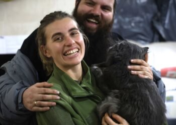 Marina y Andrii, amor a prueba de bombas en el frente de Donbás