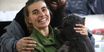 Marina y Andrii, amor a prueba de bombas en el frente de Donbás