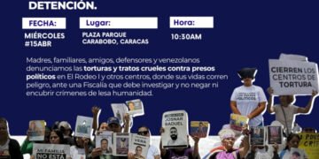 Clippve convocó concentración frente al Ministerio Público para denunciar torturas contra presos políticos