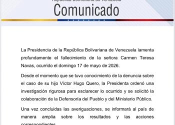 Delcy Rodríguez ordenó abrir investigación por la muerte de Víctor Quero bajo custodia del Estado